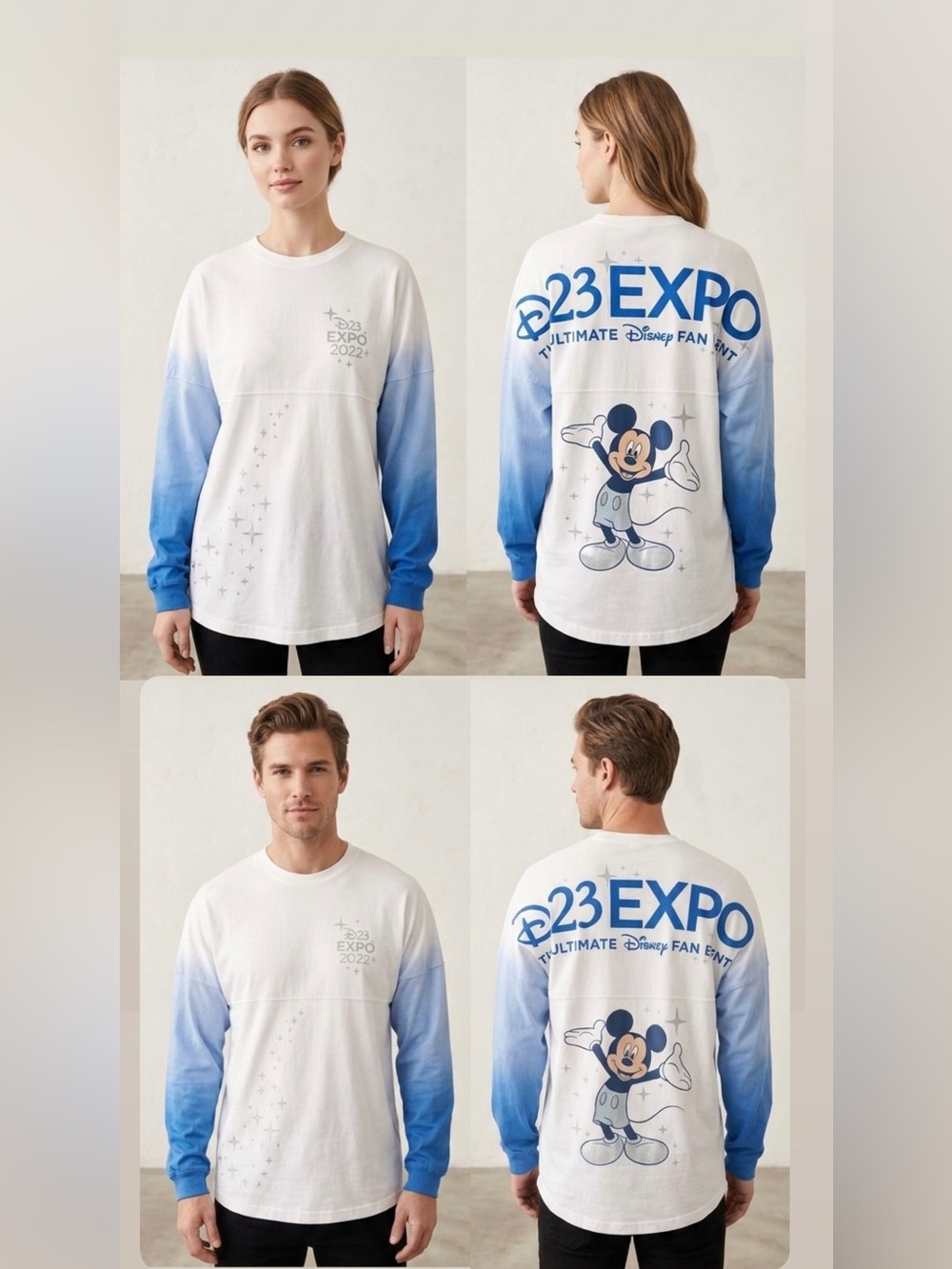 NEW Disney Expo 2022 Spirit Jersey Size XS Oversized Unisex Women Men Sweatshirt